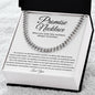 Promise Necklace Gift for Him, To My Man Cuban Chain Necklace, Anniversary Gift 3_10