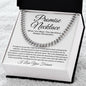Promise Necklace Gift for Him, To My Man Cuban Chain Necklace, Anniversary Gift 26_11