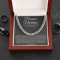 Promise Necklace Gift for Him, To My Man Cuban Chain Necklace, Anniversary Gift for Boyfriend 28_9