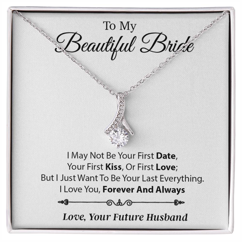 To My Beautiful Bride Necklace,Bride Wedding Necklace, Gift For Bride, Wedding