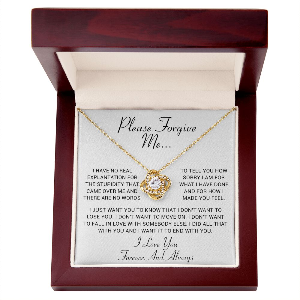I'm Sorry Gift, Apology Gift, Sorry Poem, Forgiveness, Thinking of You Necklace