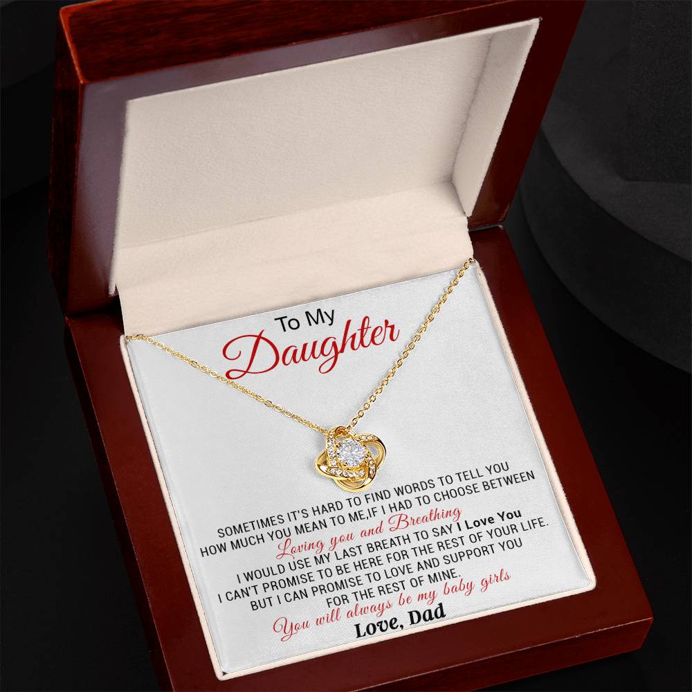 To My Daughter Necklace, Daughter Father Necklace, Daughter Gift from Dad 5_11