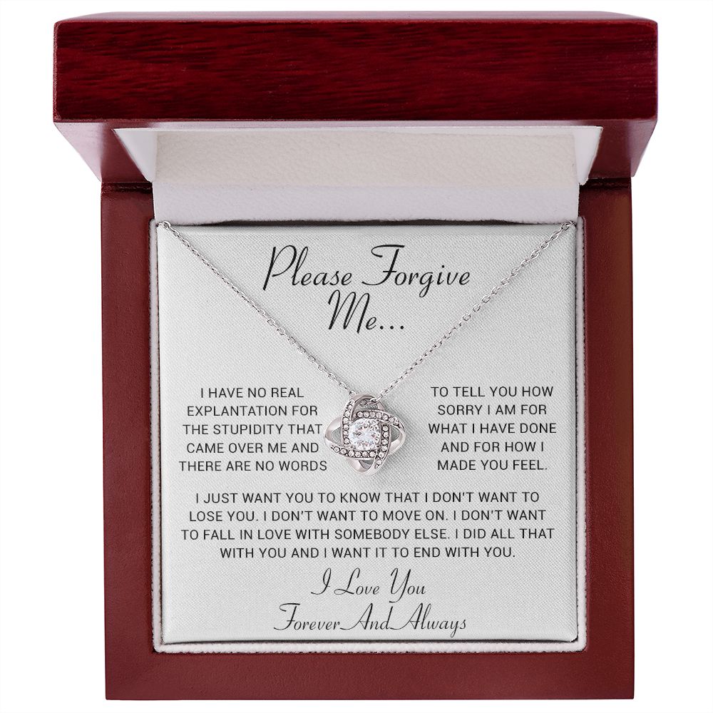 I'm Sorry Gift, Apology Gift, Sorry Poem, Forgiveness, Thinking of You Necklace