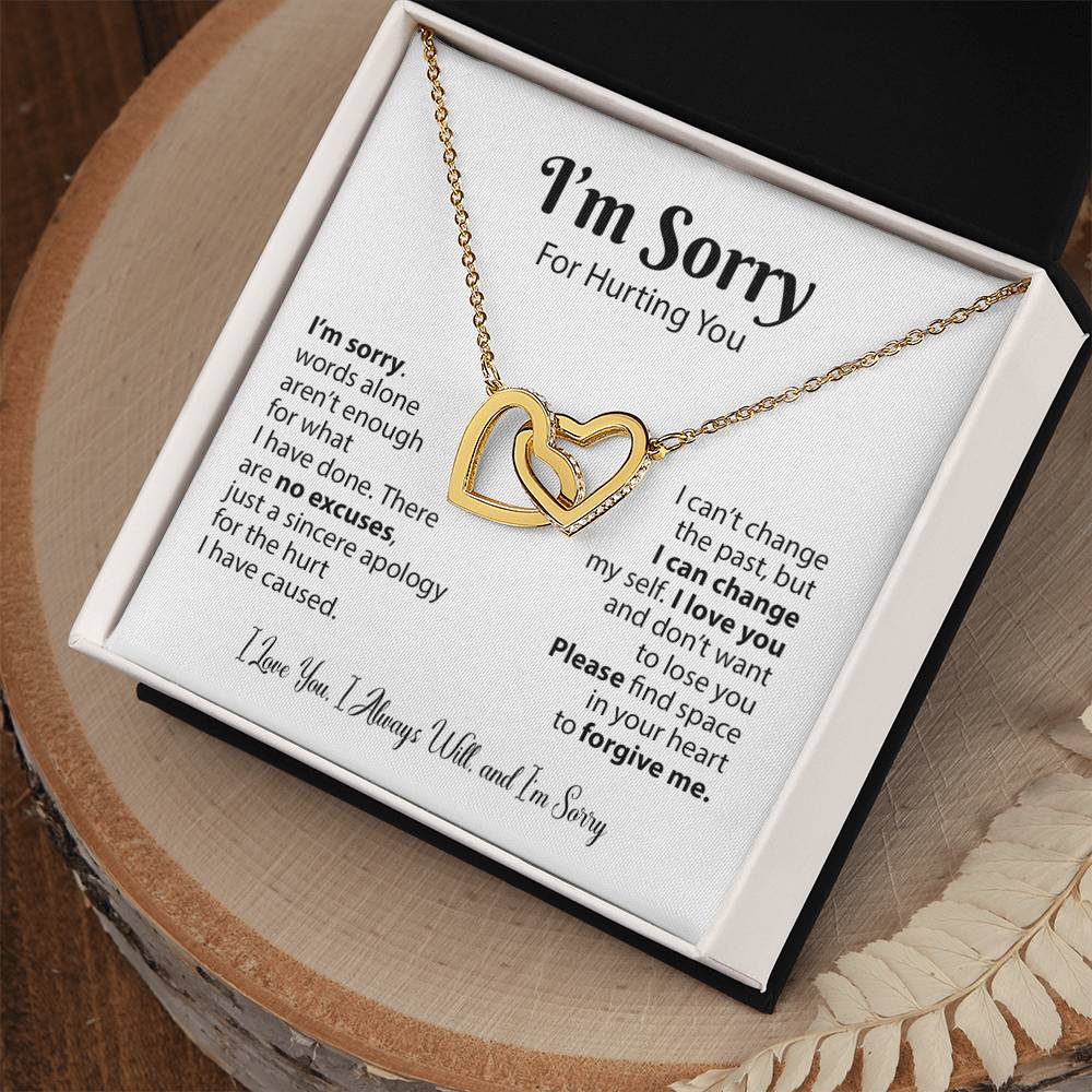I'm Sorry Necklace Gifts, Apology Gifts For Her, Forgiveness Gift, Wife Gift