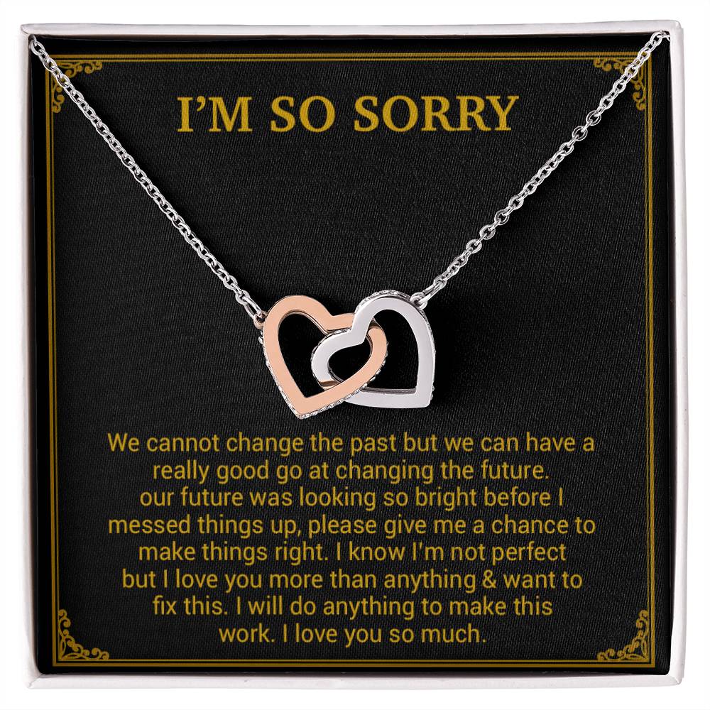 I'm Sorry Necklace Gifts, Apology Gifts For Her, Forgiveness Gift, Wife Gift