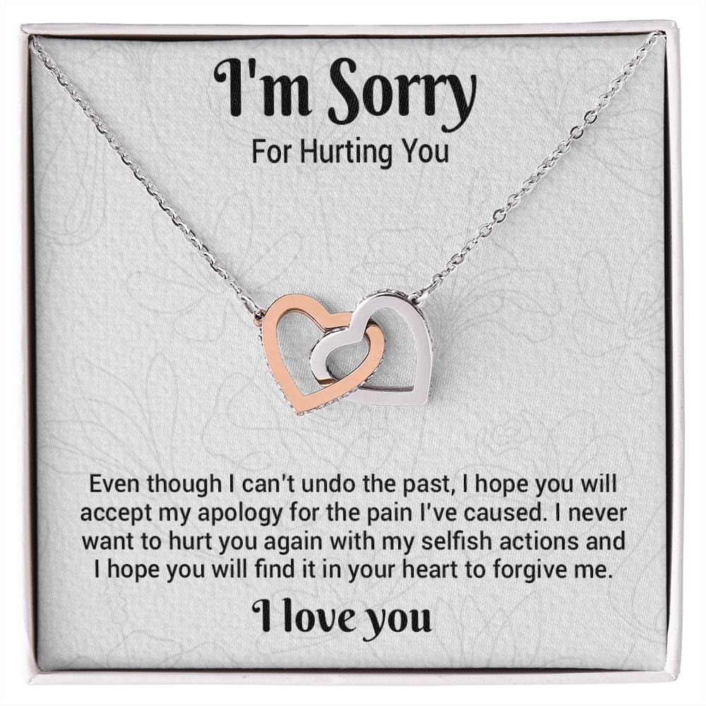 I'm Sorry Necklace Gifts, Apology Gifts For Her, Forgiveness Gift, Wife Gift