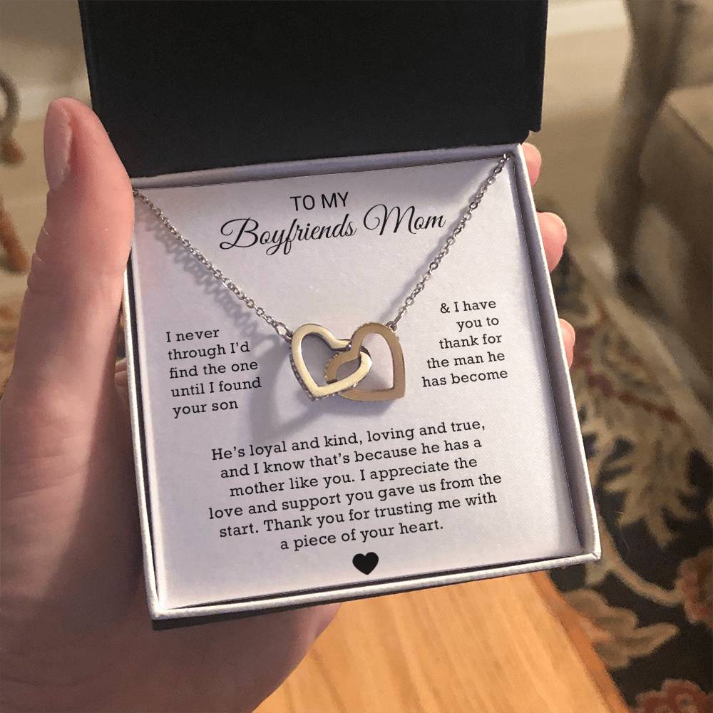 To My Boyfriends Mom Necklace, Gift for Boyfriends Mom, Boyfriends Mom Gift