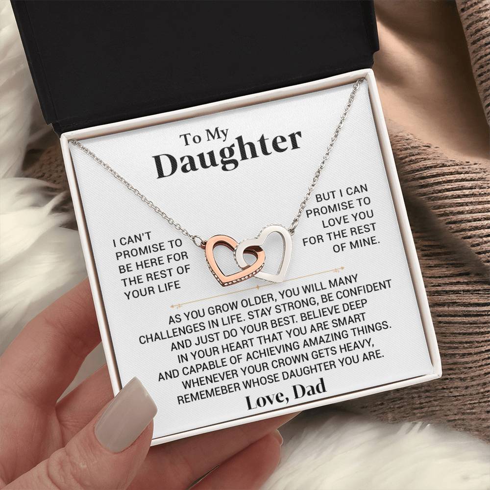 To My Daughter Necklace, Daughter Gift, Gift From Dad, Gift For Her 1111