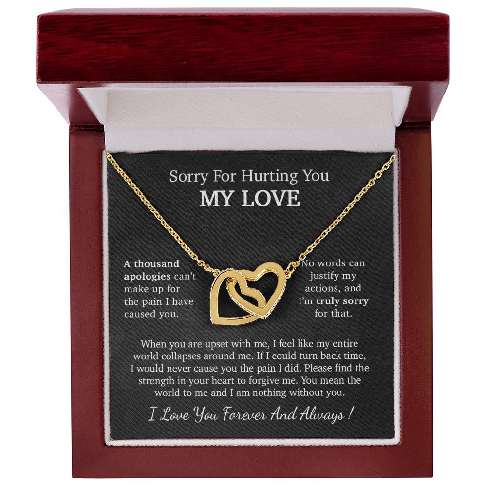 I'm Sorry Necklace Gift, Apology Gift For Her, Forgiveness Gift