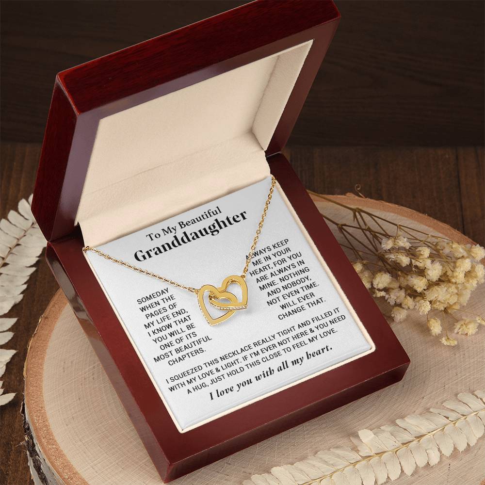 To My Granddaughter Necklace, Granddaughter Gifts From Grandma Grandmother