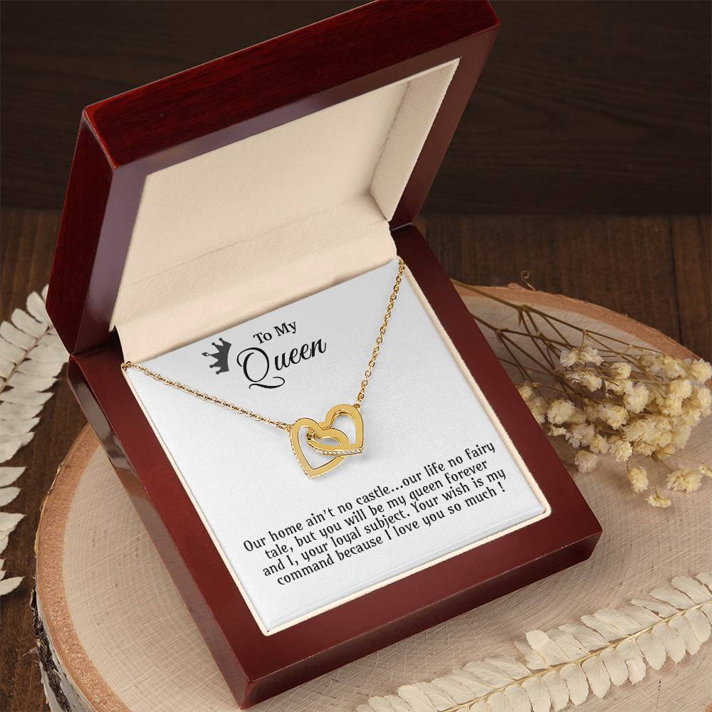 To My Queen Necklace, Anniversary Gift For Wife, Girlfriend Necklace, Birthday Gift For Wife 26_5