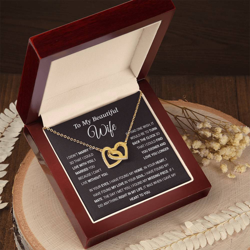 To My Wife Necklace, Gift For Wife, Anniversary Gift For Wife, Christmas Gift 27_11_Tim
