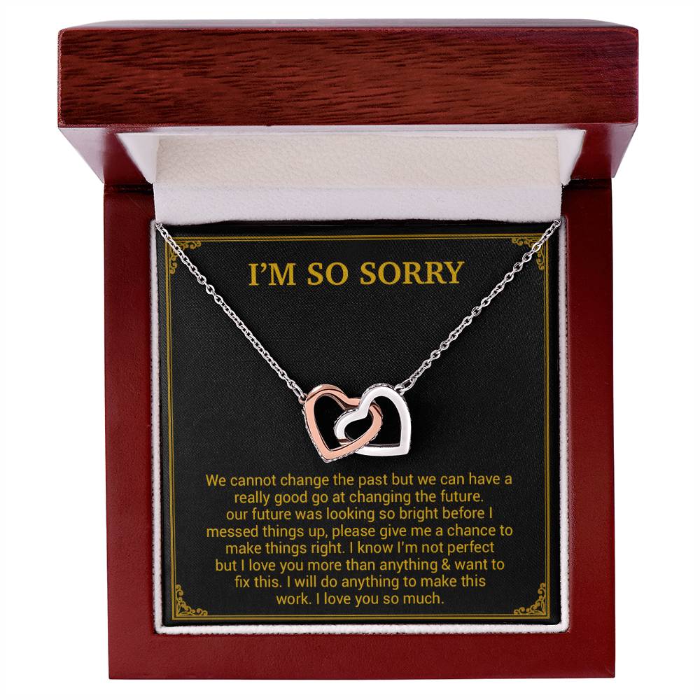 I'm Sorry Necklace Gifts, Apology Gifts For Her, Forgiveness Gift, Wife Gift