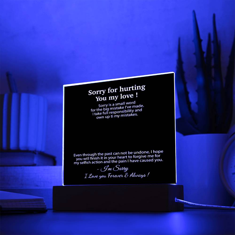 To My Daughter Acrylic Plaque