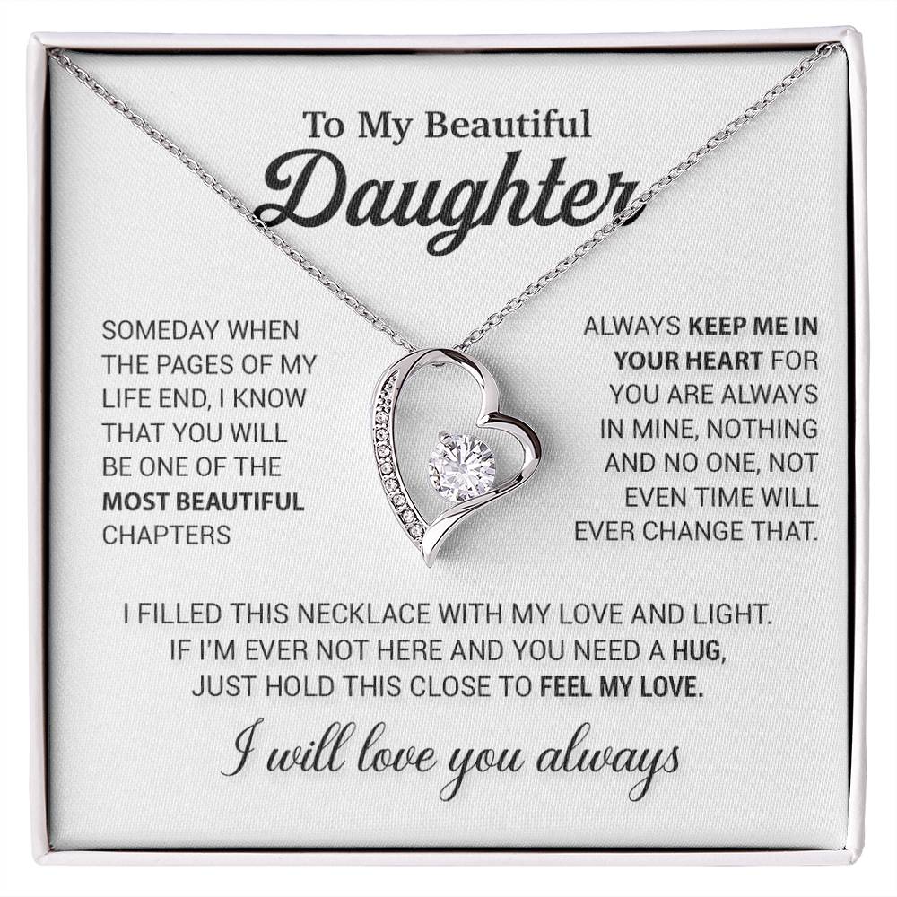 Daughter Necklace, Gift For Daughter, Daughter Birthday Gift, To My Daughter