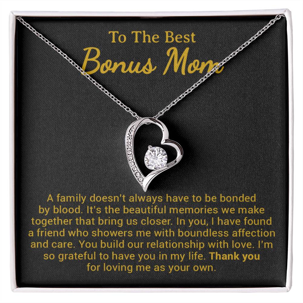 To My Bonus Mom Necklace from Daughter Son, Step Mom Gift, Mother's Day 25_4