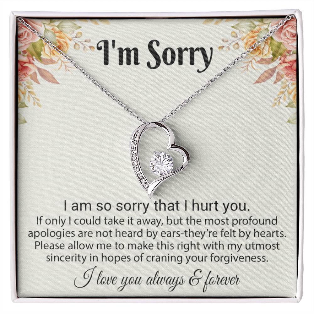 I'm Sorry Necklace Gifts, Apology Gifts For Her, Forgiveness Gift, Wife Gift 6_8