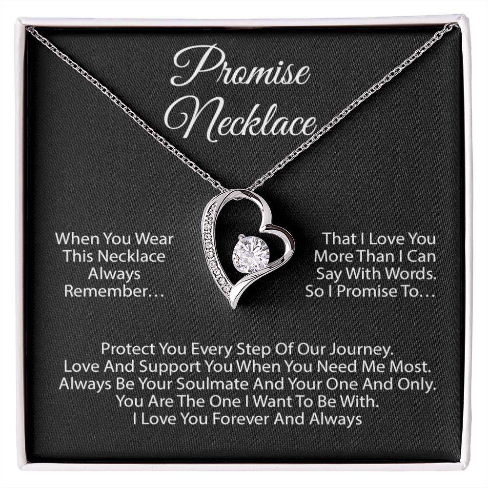 Promise Necklace For Soulmate, Valentine Gift, Birthday Gift, Anniversary Gift