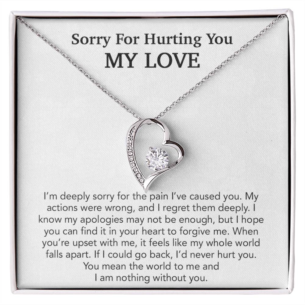 I'm Sorry Necklace Gift, Apology Gift For Her, Forgiveness Gift 29_10