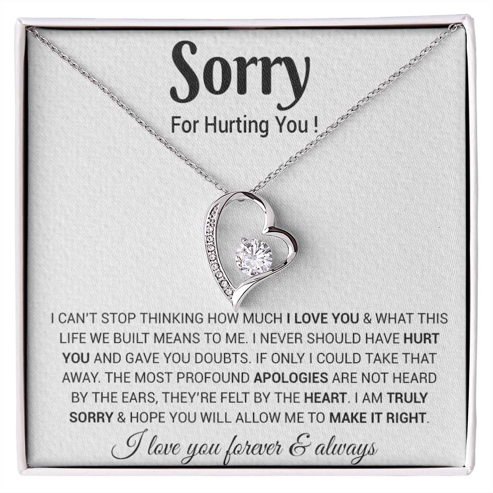 I'm Sorry Necklace Gifts, Apology Gifts For Her, Forgiveness Gift, Wife Gift 6_9
