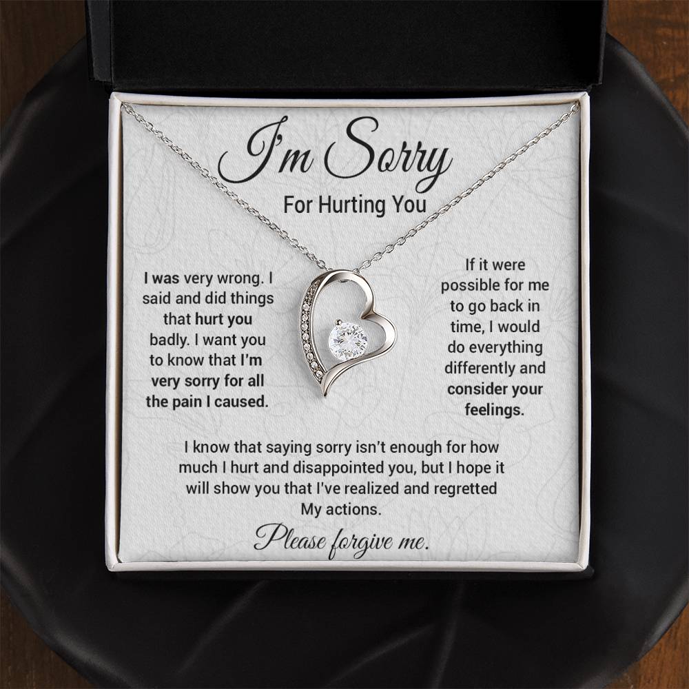 I'm Sorry Necklace Gifts, Apology Gifts For Her, Forgiveness Gift, Wife Gift 9_10