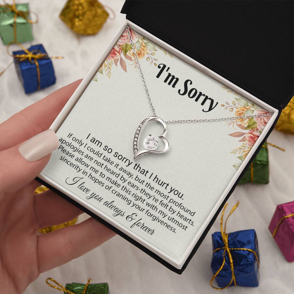 I'm Sorry Necklace Gifts, Apology Gifts For Her, Forgiveness Gift, Wife Gift 6_8
