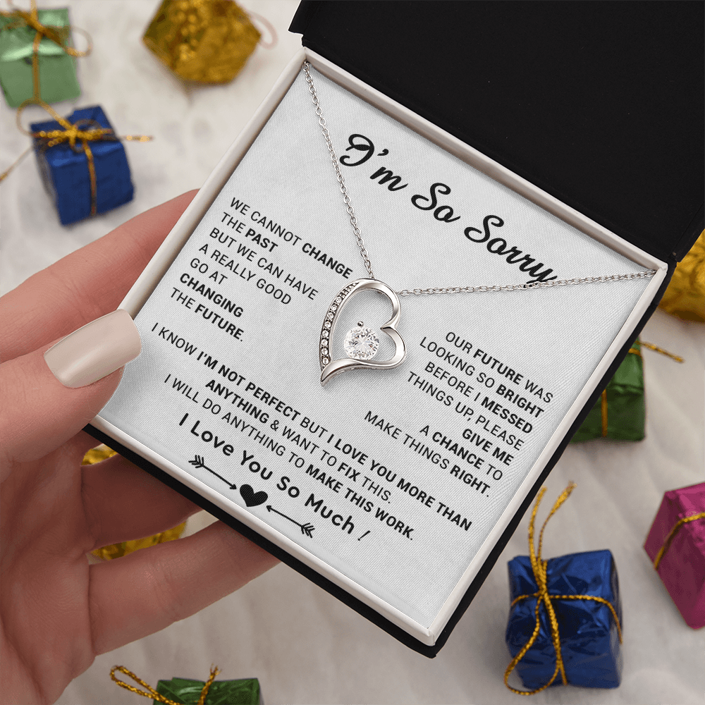 I'm Sorry Gift For Wife Necklace, Sorry Gift for Girlfriend, Forgiveness Gift For Her 22_5