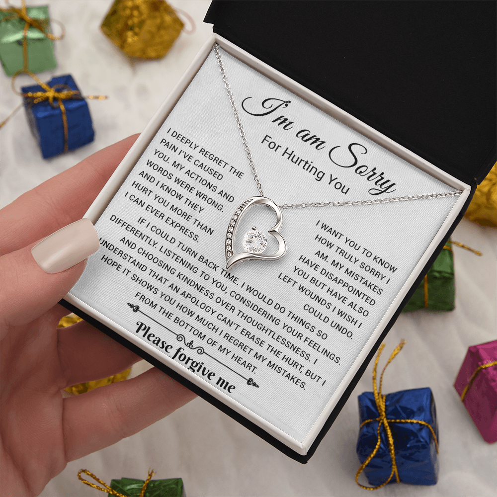 I'm Sorry Gift For Wife Necklace, Sorry Gift for Girlfriend, Forgiveness Gift For Her 25_5