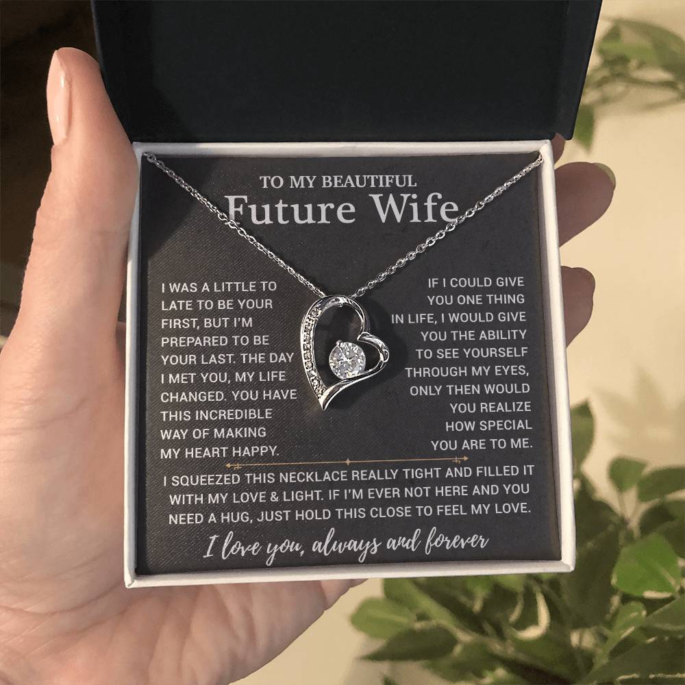 To My Beautiful Future Wife Necklace, Anniversary Birthday Christmas Gift for Her 10_11