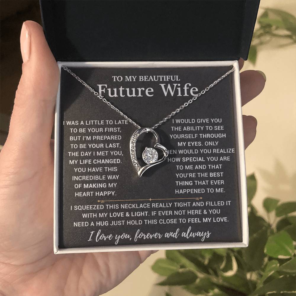 To My Beautiful Future Wife Necklace, Anniversary Birthday Christmas Gift for Her 12_11