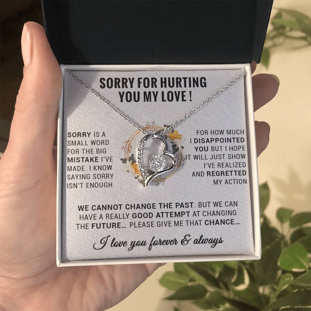 I'm Sorry Necklace Gifts, Apology Gifts For Her, Forgiveness Gift, Wife Gift 12_9