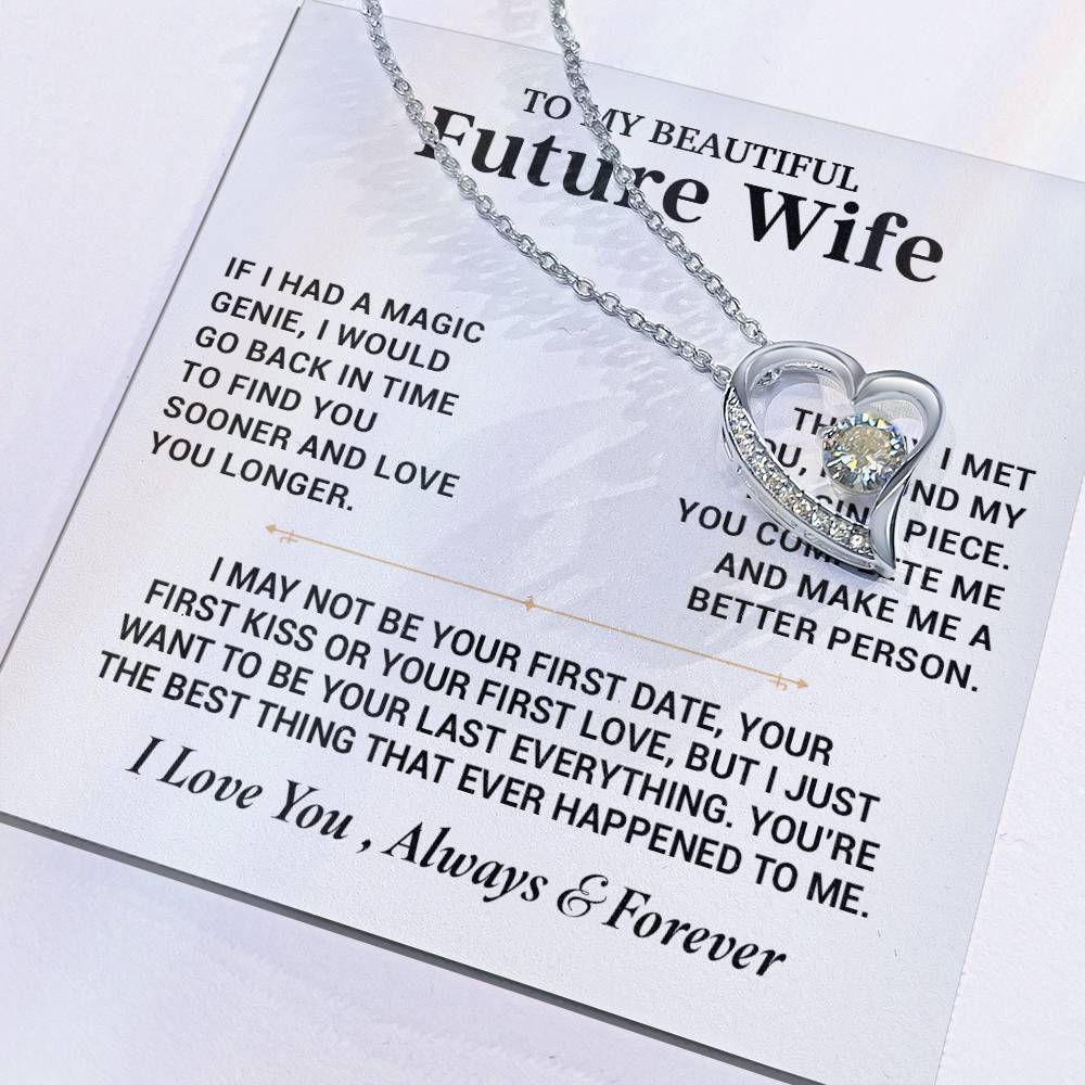To My Beautiful Future Wife Necklace, Anniversary Birthday Christmas Gift for Her 22_7