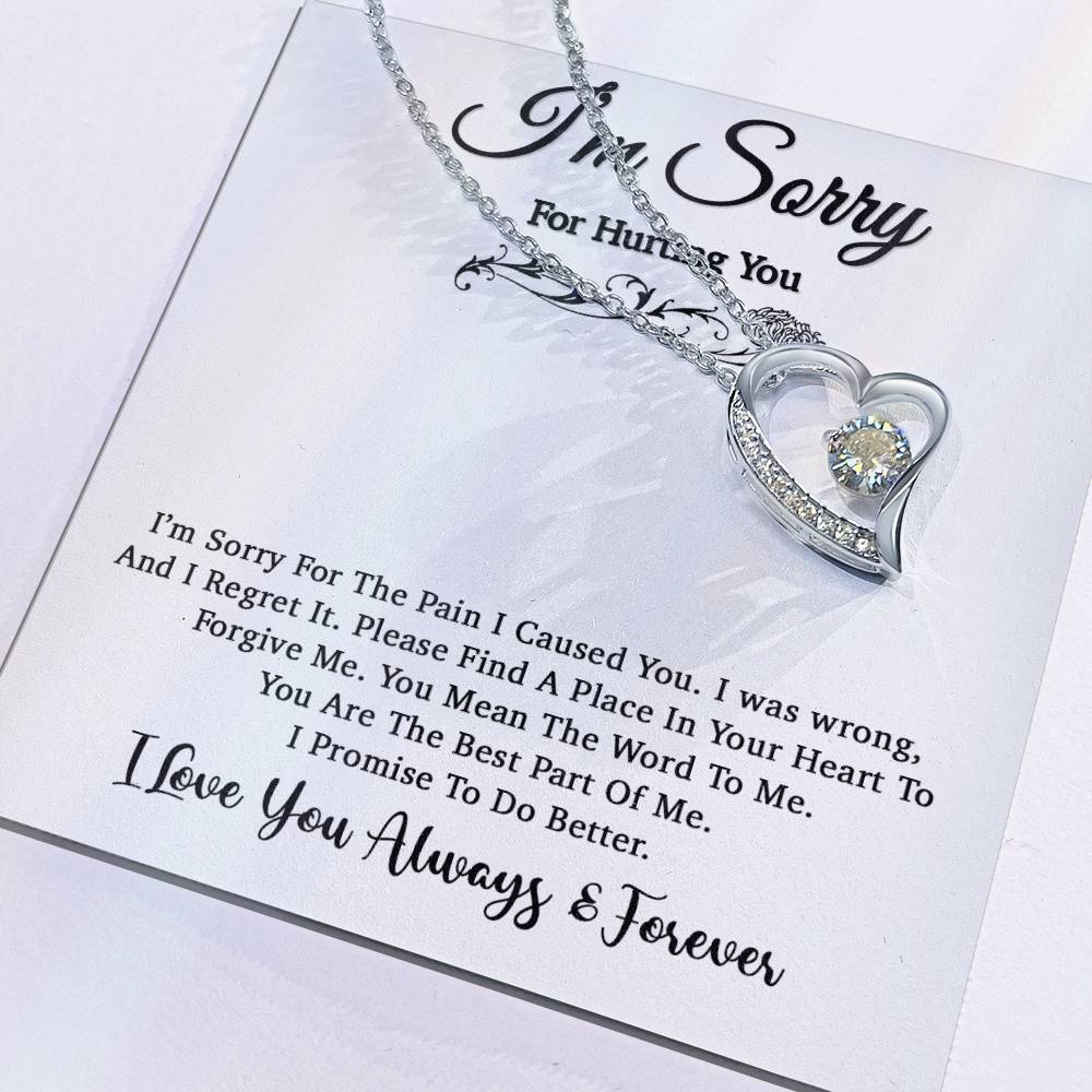 I'm Sorry Necklace, Apology Gift For Wife, Girlfriend, Forgiveness Jewelry 5_5