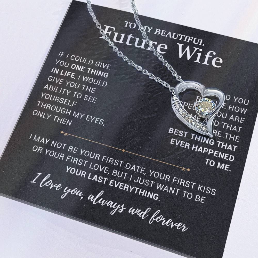 To My Beautiful Future Wife Necklace, Anniversary Birthday Christmas Gift for Her 9_11