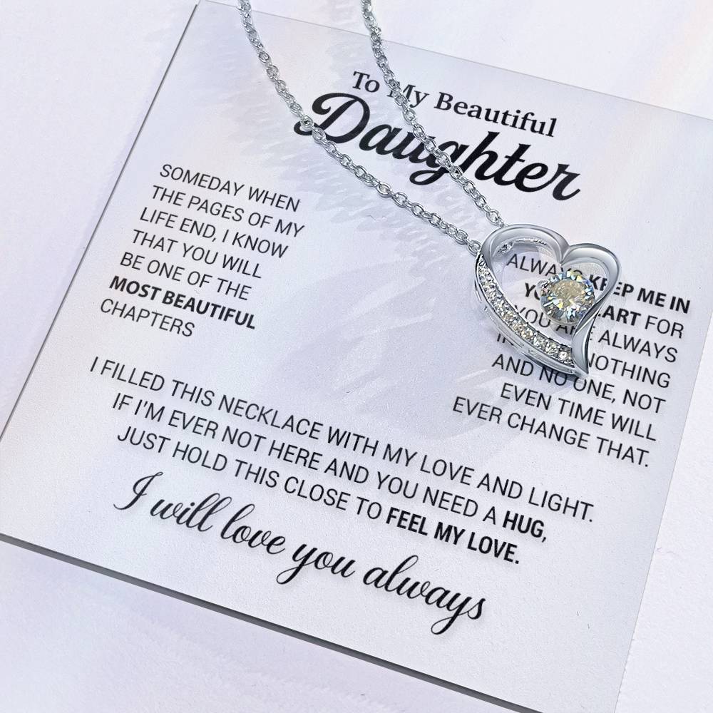 Daughter Necklace, Gift For Daughter, Daughter Birthday Gift, To My Daughter
