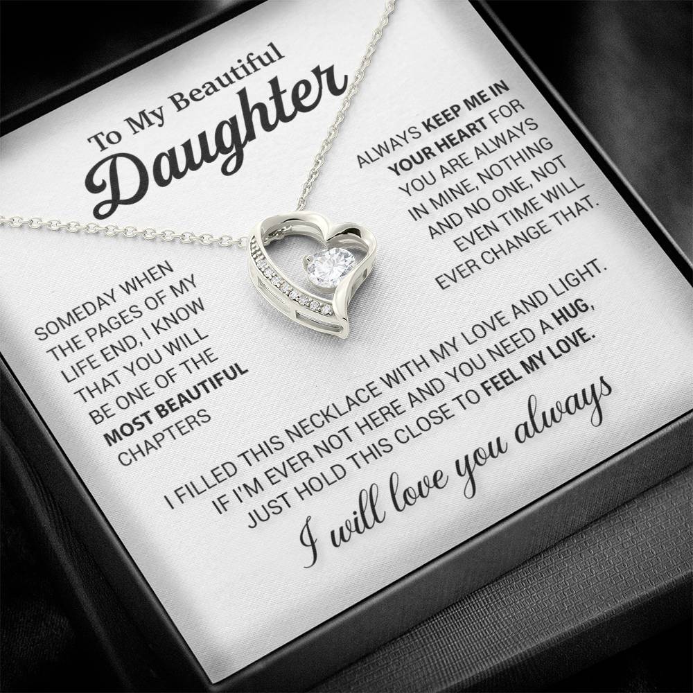 Daughter Necklace, Gift For Daughter, Daughter Birthday Gift, To My Daughter