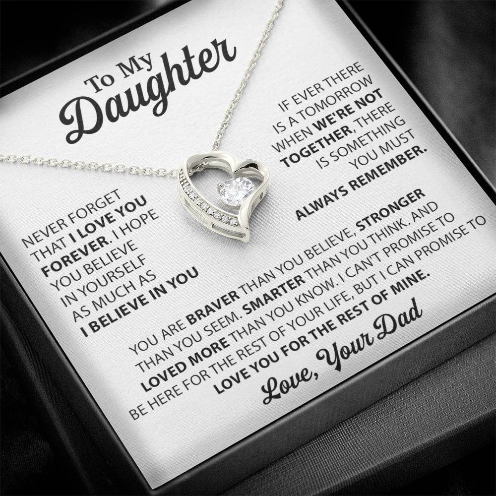 To My Daughter Necklace Gift for Daughter from Dad,Daughter Father Necklace 30_10