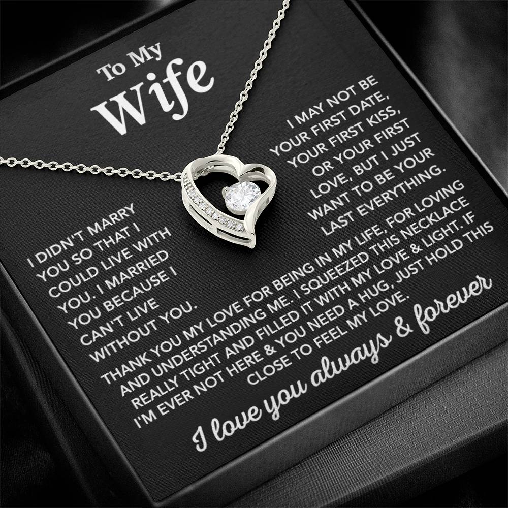 To My Wife Necklace, Gift For Wife, Anniversary Gift, Wife Birthday Gift For Her 2_1