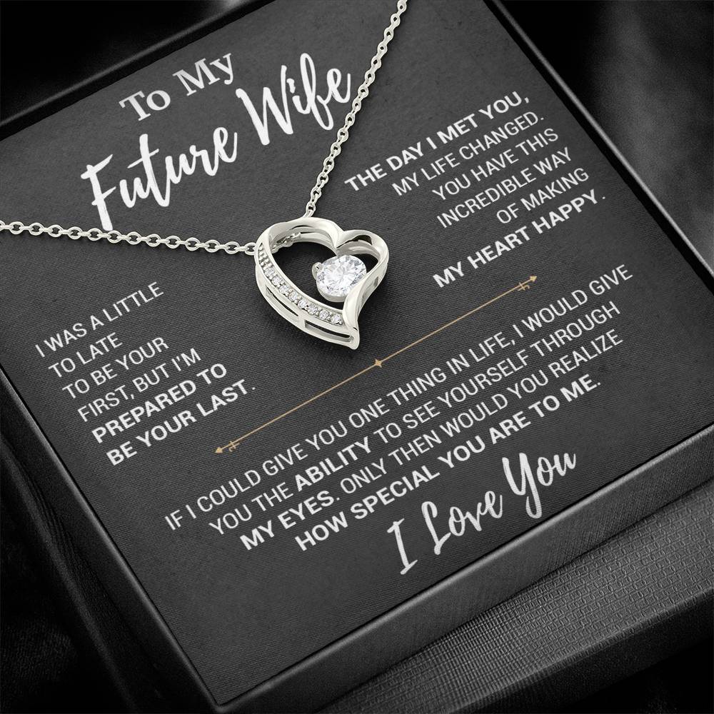 To My Future Wife Gift, To My Soulmate, Girlfriend Necklace, Gift For Wife