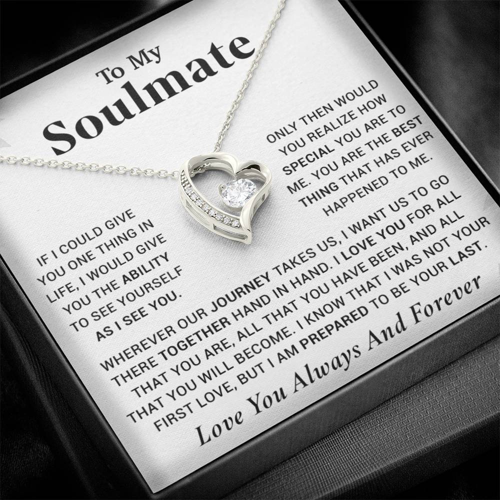 To My Soulmate Necklace Gift For Wife Girlfriend Birthday Anniversary Christmas 20_7