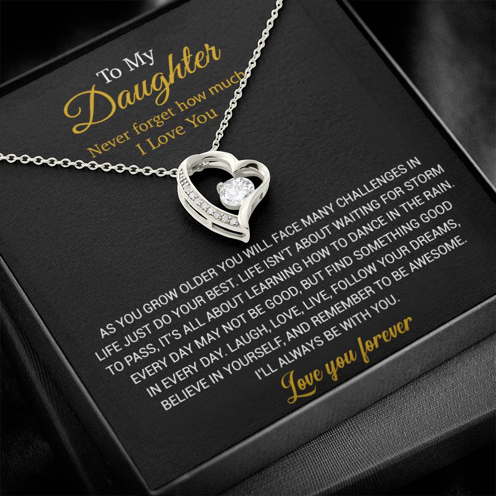 To My Daughter Necklace, Daughter Mother Necklace, Daughter Gift From Mom 29_11