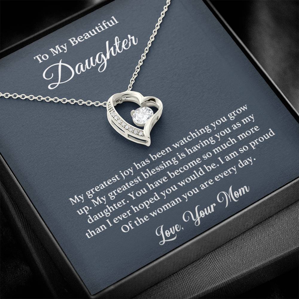 To My Daughter Necklace, Daughter Mother Necklace, Daughter Gift From Mom 24_4