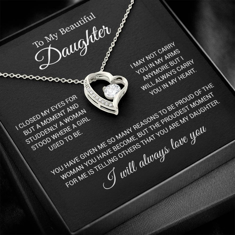 To My Daughter Necklace, Gift for Daughter from Dad, Daughter Father Necklace 24_11
