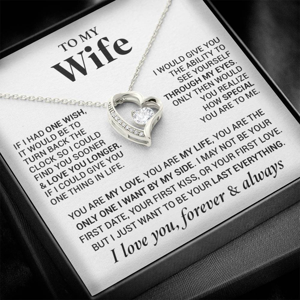 To My Wife Necklace, Anniversary Gift For Wife, Wife Birthday, Gift For Wife 23_7