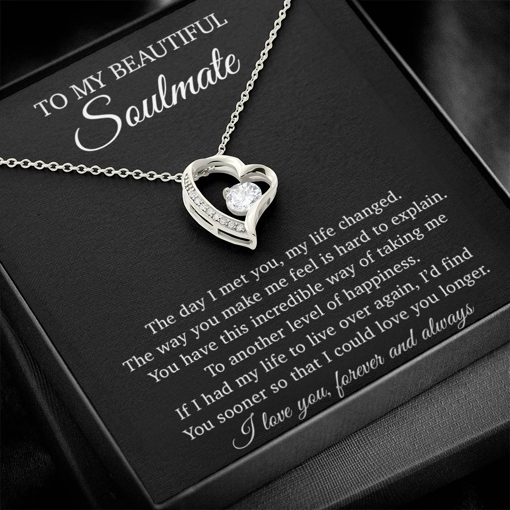 To My Soulmate Necklace Gift For Wife Girlfriend Birthday Anniversary Christmas 16_8