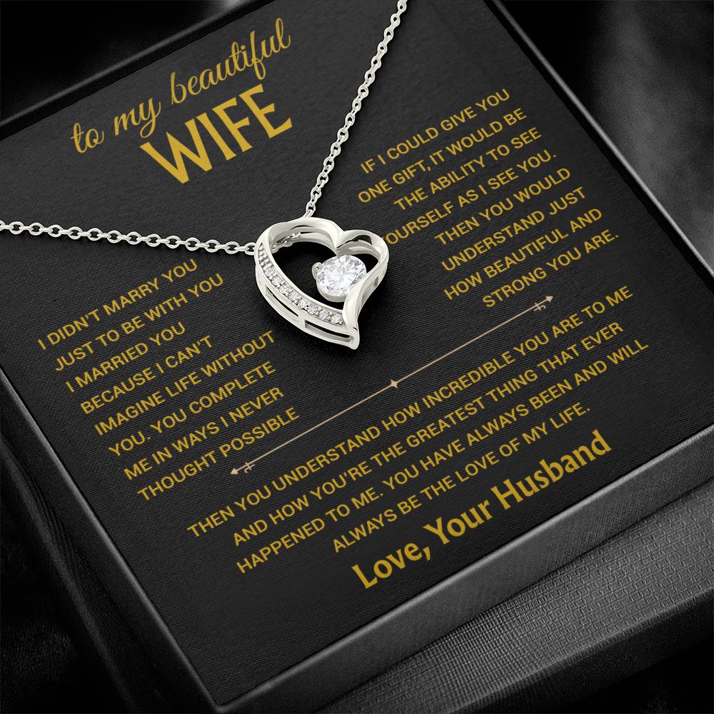 To My Wife Necklace, Christmas Gifts For Women, Anniversary Gift For Wife 14_12