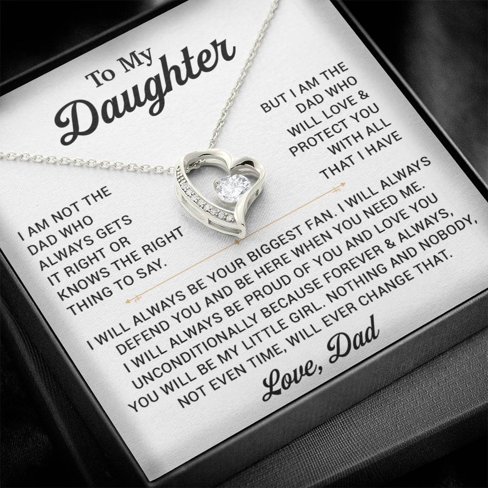 To My Daughter Necklace, Gift for Daughter from Dad, Father Daughter Necklace 1_11
