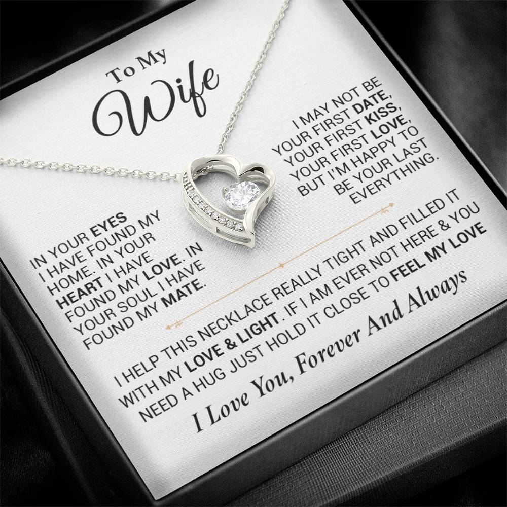 To My Wife Necklace, Anniversary Gift For Wife, Wife Birthday, Gift For Wife 24_7
