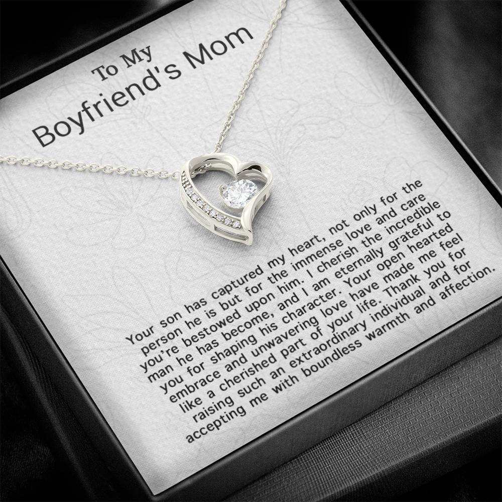 To My Boyfriends Mom Necklace, Gifts For Boyfriends Mom, Boyfriends Mom Gift