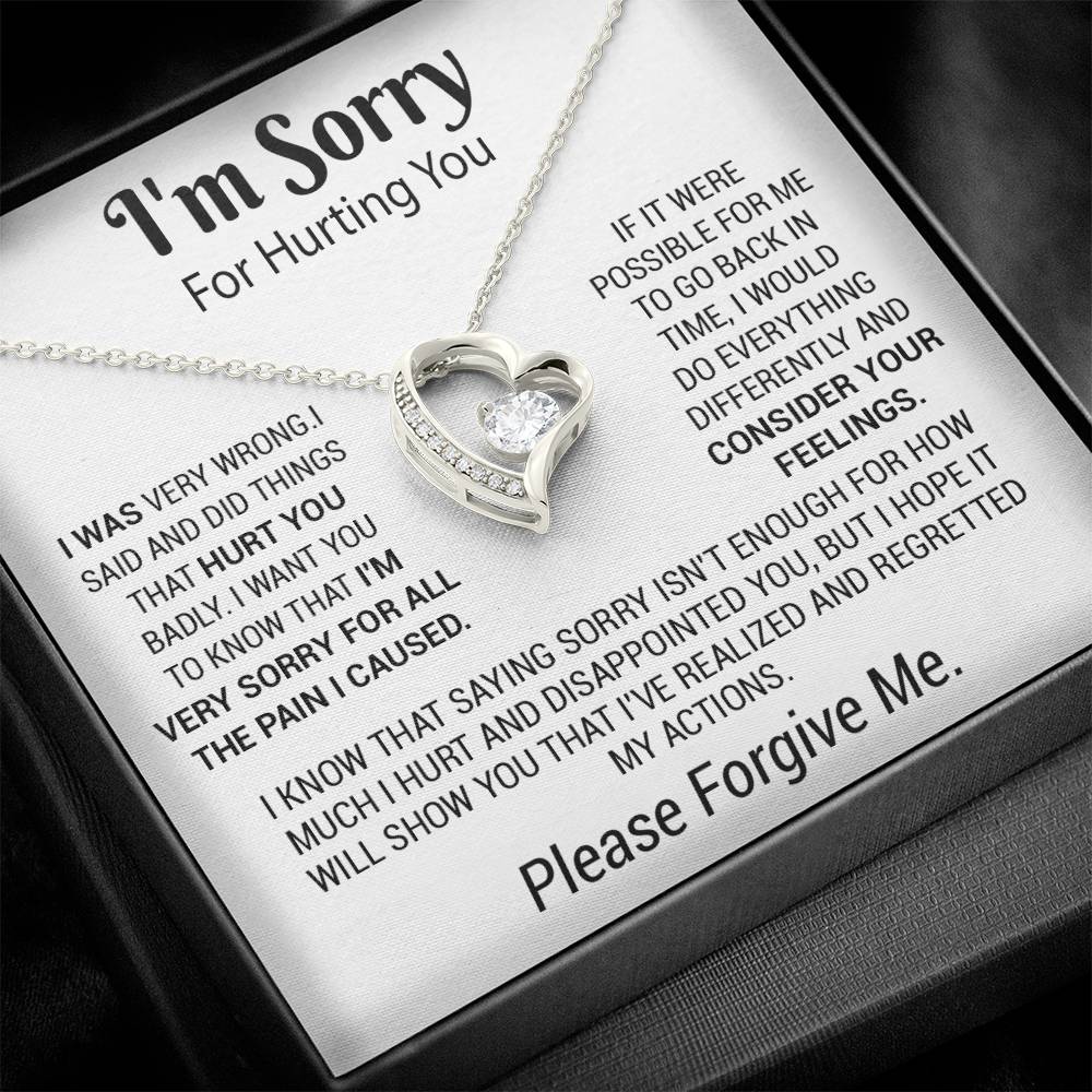 I'm Sorry Necklace Gifts, Apology Gifts For Her, Forgiveness Gift, Wife Gift 5_12